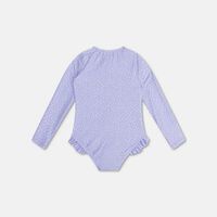 Lila Leopard-print Rashguard