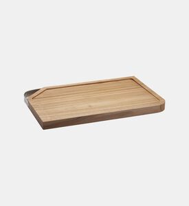 Rosle Elm Wood Chopping Board, Silver, 36cm, Packshot View