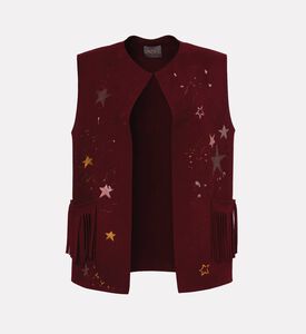 Angelina Printed Sleeveless Vest, Packshot View