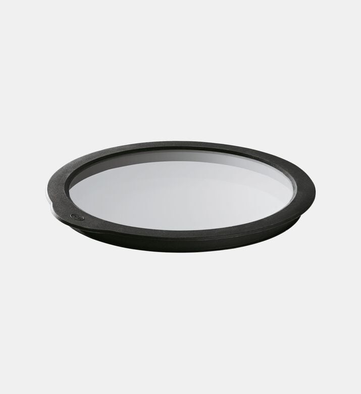 Roesle Glass Lid With Silicone, Silver, 20-cm, Packshot View