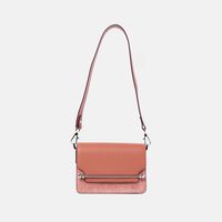 East/west Mini Leather Cross Body Bag