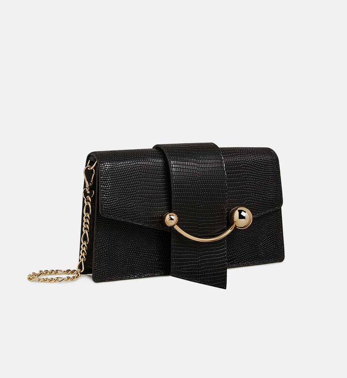 Crescent Leather Shoulder Bag