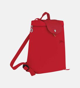 Le Pliage Cowhide Flap Logo Backpack