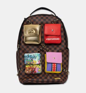 Sprayground Backpack Canvas Painted Paris, Packshot View
