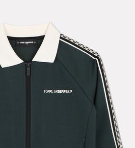 Karl Lagerfeld Track Ribbed Cardigan, Packshot View