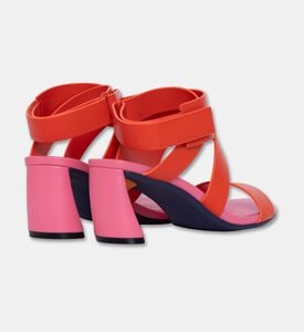 UN United Nude Leather Interwoven Straps Sandals, Red, Eu-41, Packshot View