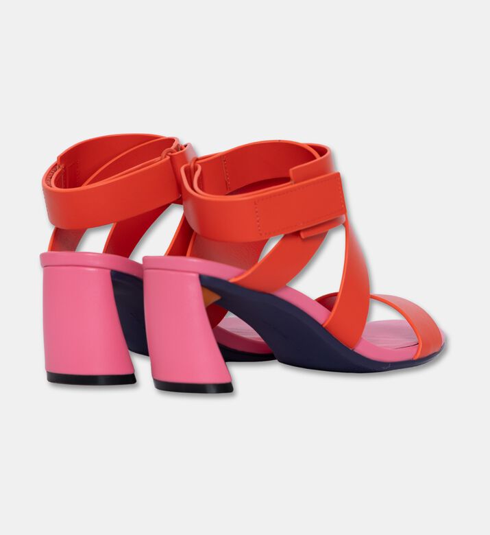 UN United Nude Leather Interwoven Straps Sandals, Red, Eu-41, Packshot View