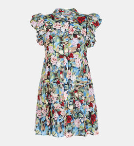 Meeko Floral Ruffle Mini Dress Meeko Floral Ruffle Mini Dress