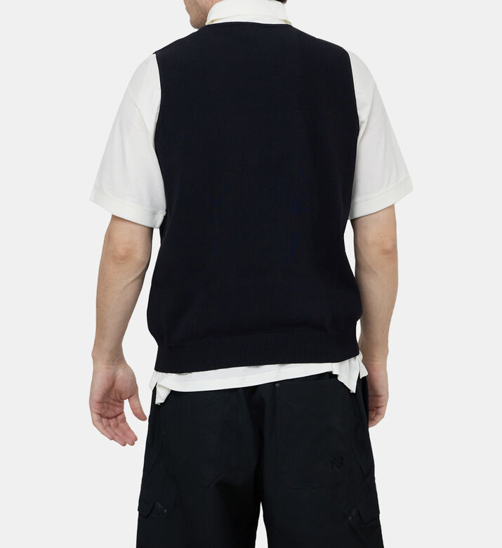 Cotton Logo Sleeveless Vest