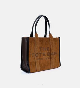 Marc Jacobs Suede Top Zip Closure Tote Bag, Light-brown, Packshot View