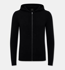 Galeries Lafayette Nachcap Zippered Hooded Jacket, Black, S, Packshot View
