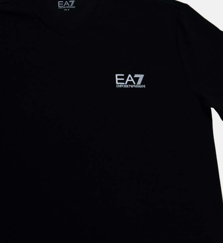 V-neck Lyocell Cotton T-shirt