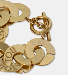 Patou Coins-shaped Embossed Logo Bracelet, Packshot View