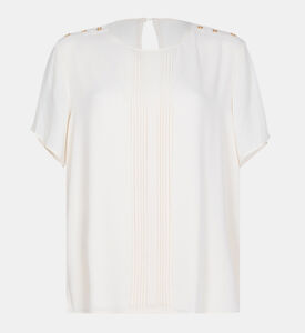 مطوي بأكمام قصيرة الأعلى