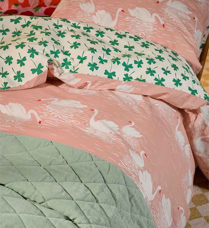 طقم سرير سوان ليك 140 × 220، 60 × 70 سم