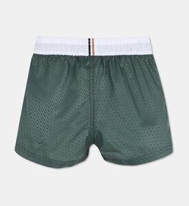 Boss Monogram-print Swim Shorts, Packshot View