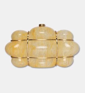 Cult Gaia Bolla Acrylic Minaudi&egrave;re, Yellow, Packshot View
