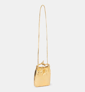 Rock To Go Creased Metallic Bucket Bag