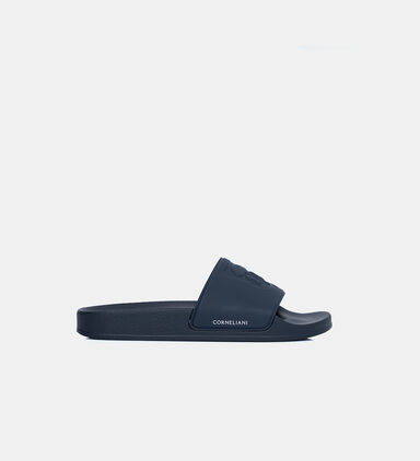 Monogram Embossed Logo Flip Flops