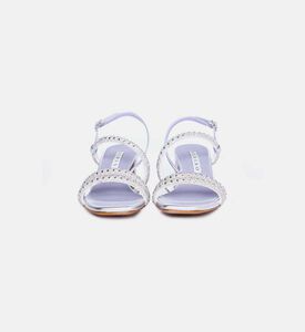 Leather Metallic Strappy Sandals Leather Metallic Strappy Sandals