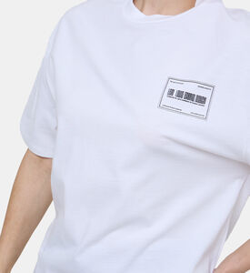 تيشيرت قطن برقعة لوغو