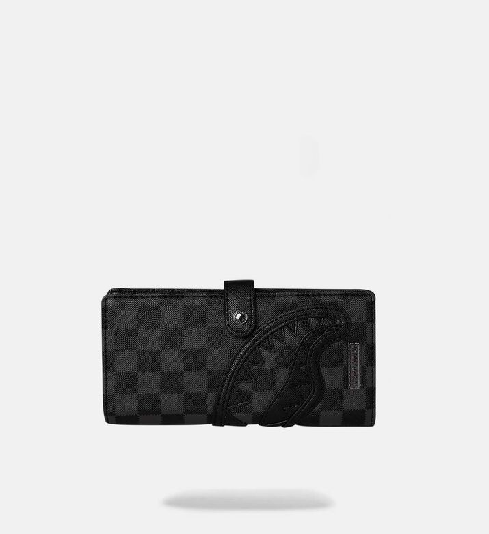 Shadow Check Shark Wallet