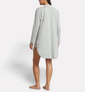 Polo by Ralph Lauren Button Closure Regular-fit Shirt Dress, Grey, M, Model View