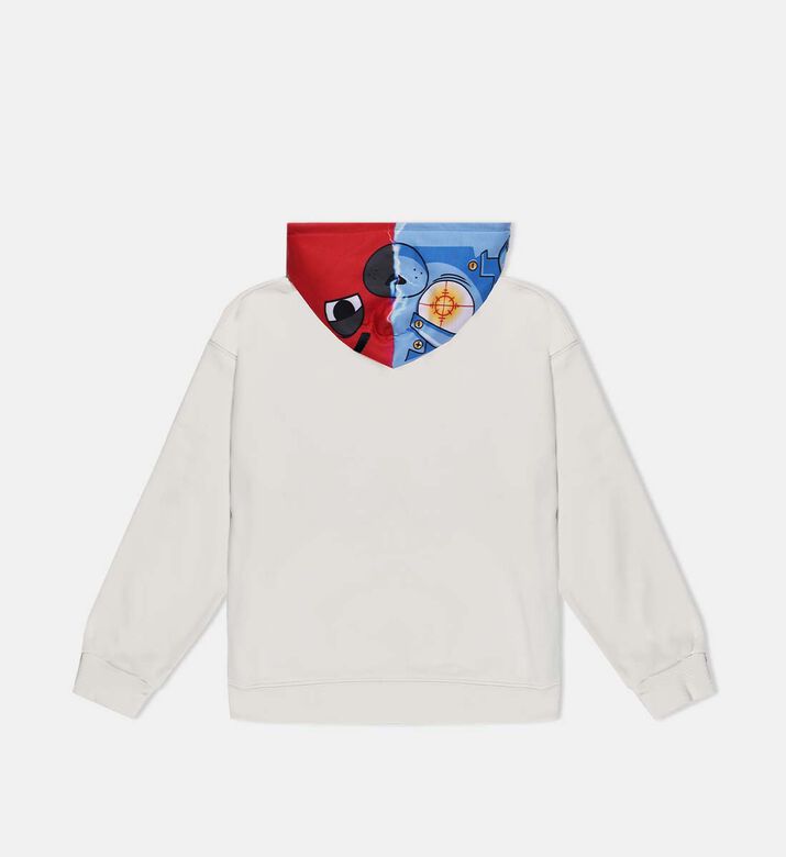 Cyborg Bear Over Hoodie