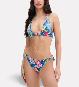 Ralph Lauren Side-tie Scoop Hipster Bikini Bottoms, Model View