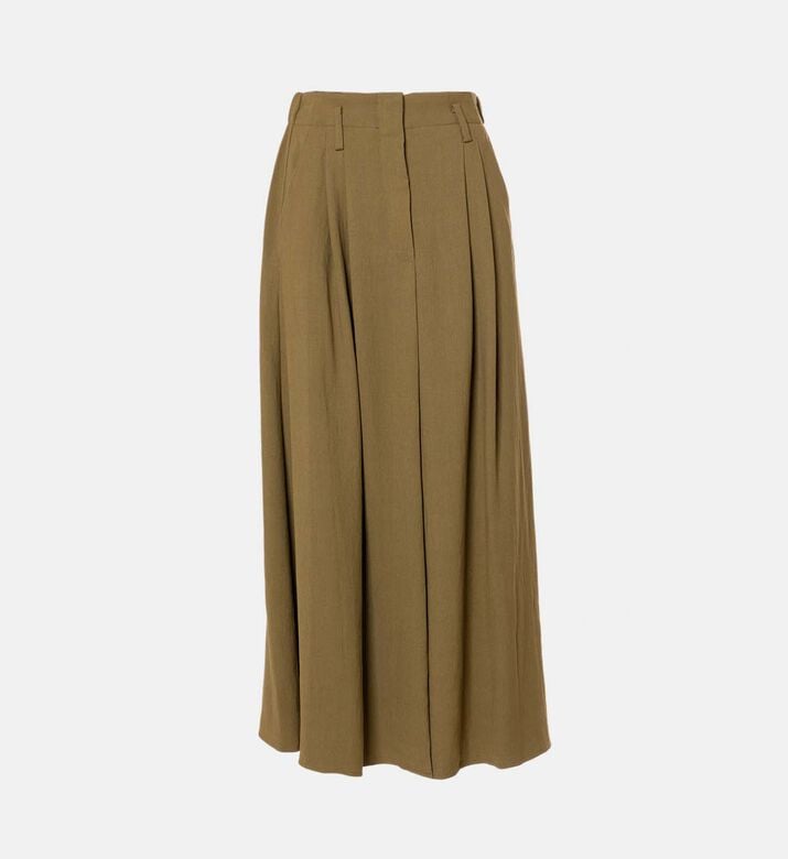 Forte-Forte High-waisted Flared Midi Skirt, Packshot View Forte-Forte High-waisted Flared Midi Skirt, Packshot View