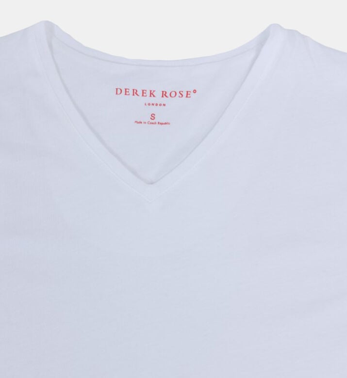 Cotton V-neck Short Sleeve T-shirt Cotton V-neck Short Sleeve T-shirt