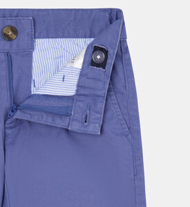 Cotton Leg Logo Chino Shorts