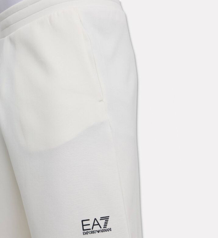 EA7 Cotton-blend Regular-fit Shorts, Model View