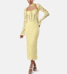 Dantelle Choker Corset Midi Dress Dantelle Choker Corset Midi Dress