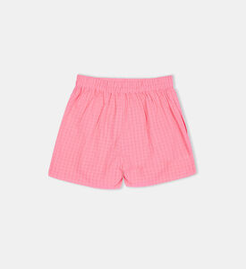 Girl Seersucker Gingham Shorts