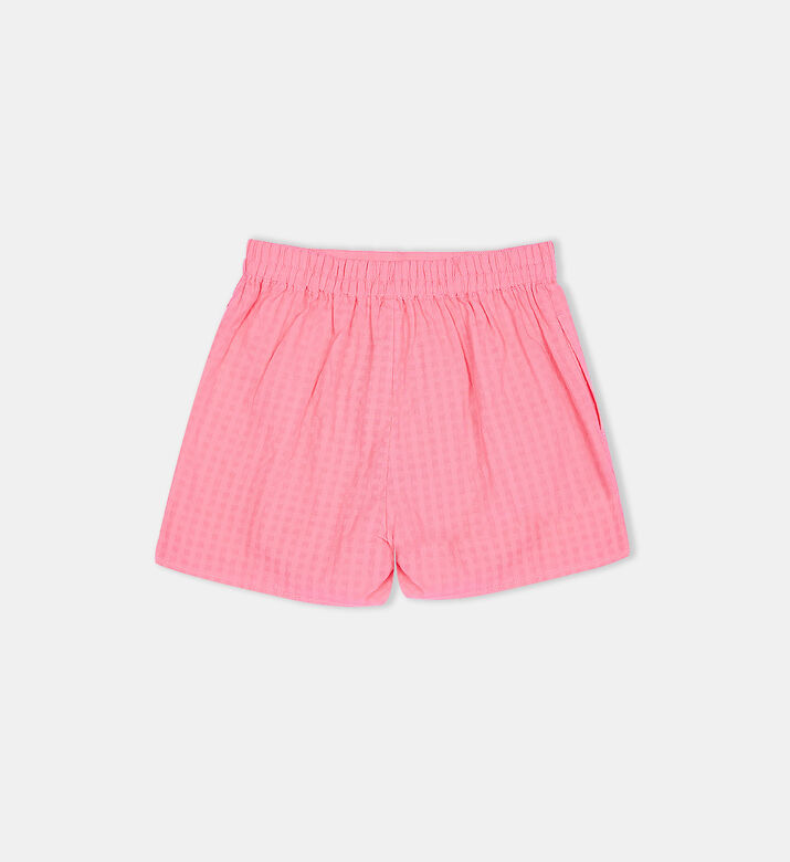 Girl Seersucker Gingham Shorts