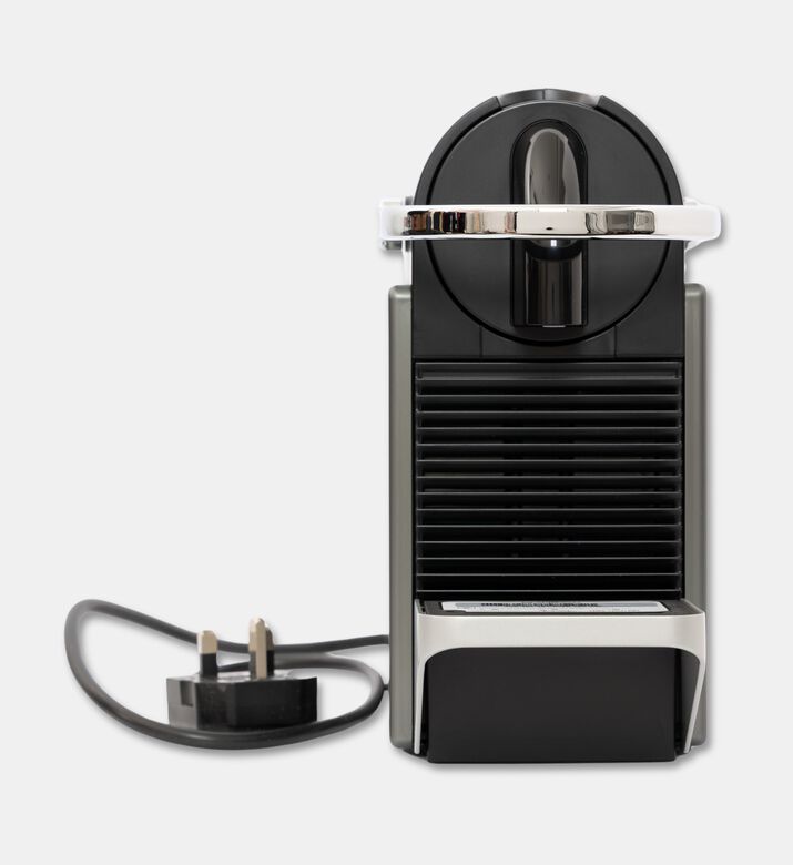 Nespresso Pixie Electric Titan Coffee Machine, Grey, Packshot View