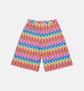 All-over Zigzag-print Shorts