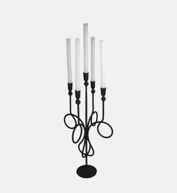 Iron Taper Candle Holder 5-stick Iron Taper Candle Holder 5-stick