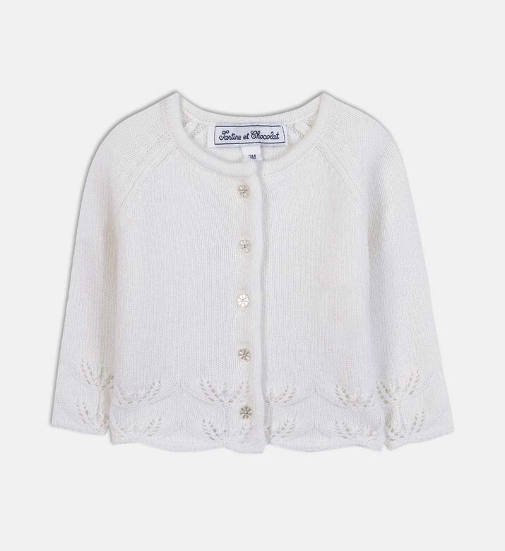 Knit Long-sleeve Cardigan