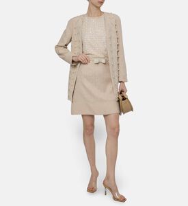 Edward Achour Paris Sequin-embellished Sleeveless Top, Model View