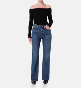 Agolde High-rise Flared Denim Pants, Model View