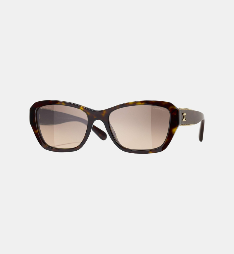 Acetate Geometric-shape Sunglasses