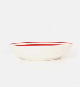 Easy Life Ceramic Color Mix Round-shape Bowl, Red, Packshot View