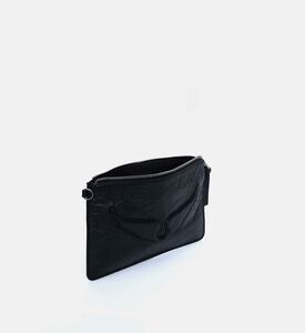 Zadig et Voltaire Leather Metallic Accents Clutch, Packshot View