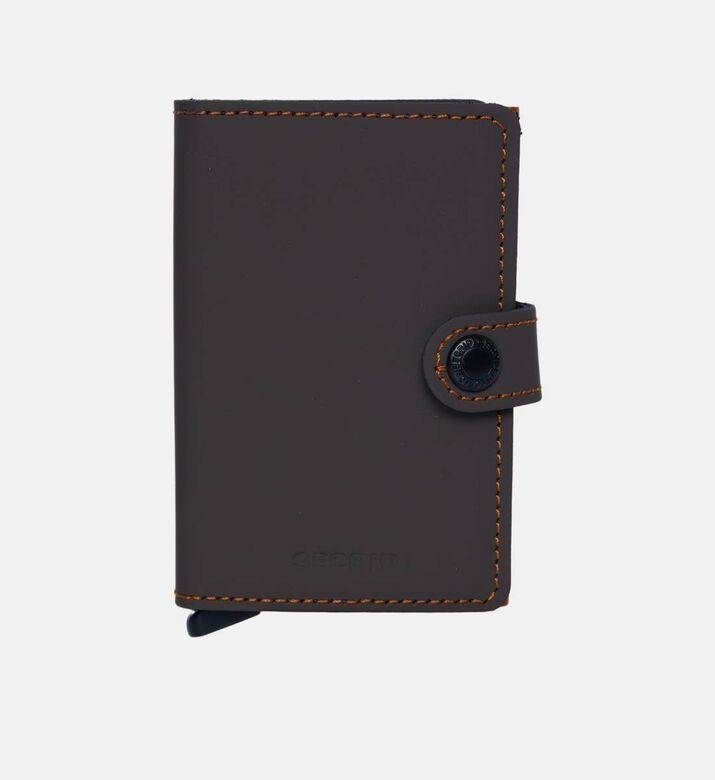 Matte Leather Mini Wallet