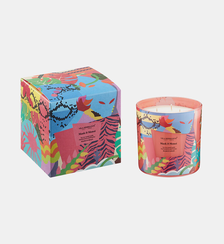 70s Musk Monoi Scented Candle Jar 70s Musk Monoi Scented Candle Jar