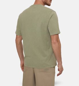 Maison Kitsune Dual Fox-embroidery T-shirt, Model View