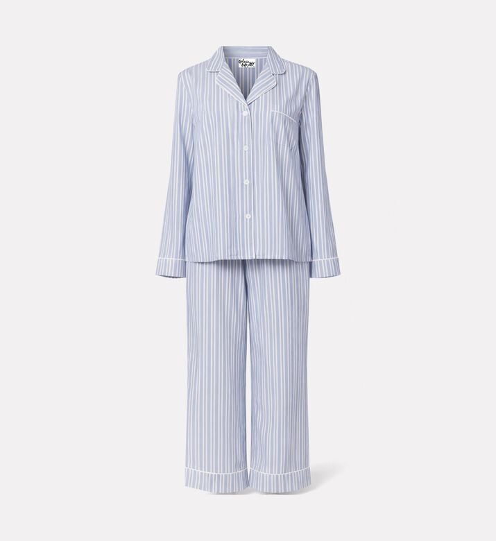 Galeries Lafayette Striped Shirt Straight-leg Pants Set, Packshot View