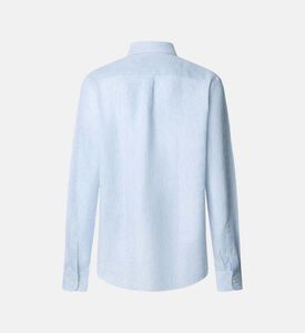 قميص بصف أزرار وجيب على الصدر